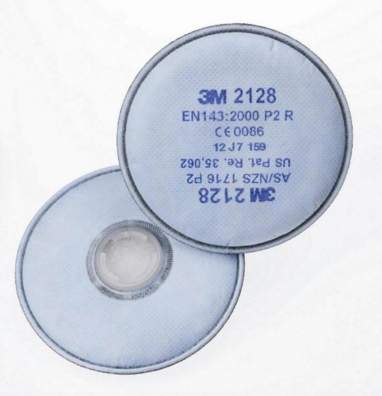 3M DA 2138 FFP3 + ozona apaļo daļiņu filtru pāris (2gab.)