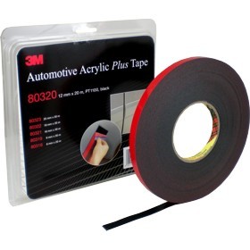 3M PT1100 A+ abpusējā līmlente 12mm x 20m melna (80320)