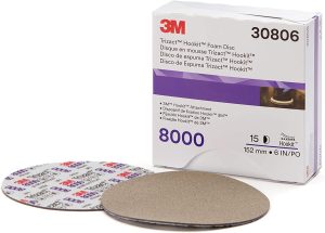 3M Trizact Hookit D150mm P8000 pulēšanas materiāls 1gb
