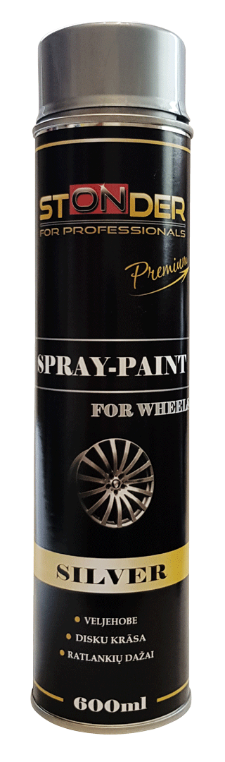 Sudraba disku krāsa aerosolā 600ml