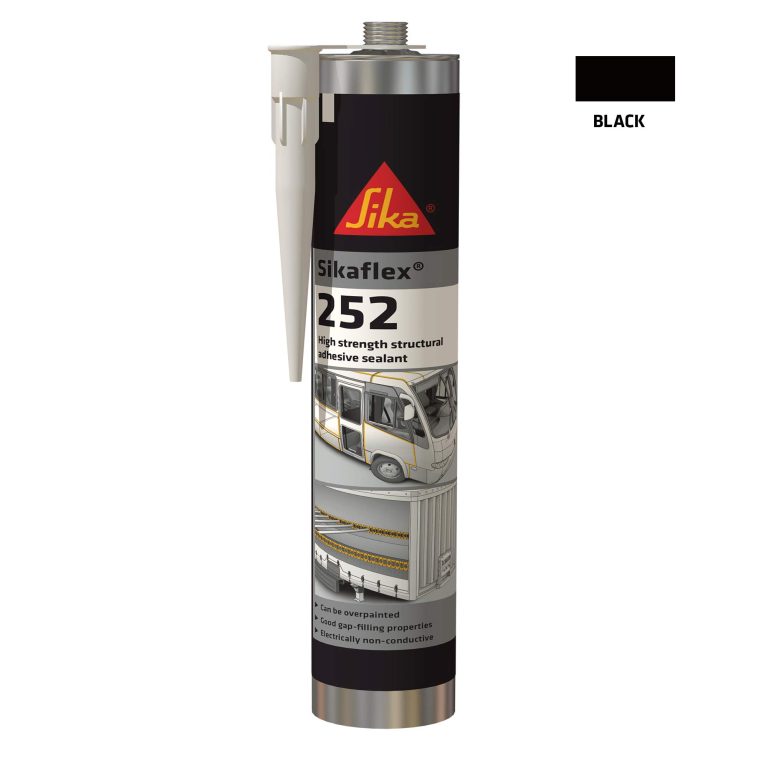 SIKAFLEX-252 poliuretāna līme melna 300ml