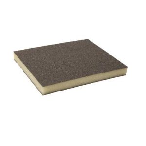 KOVAX divpus. slīp. švamme 123x98x13mm pelēka Vidēja izm.