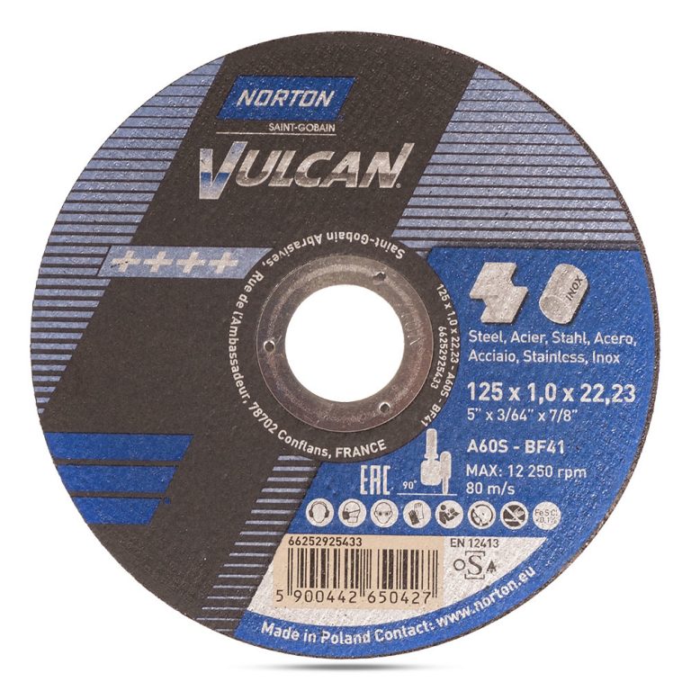 NORTON griezējdisks 125×1.0x22.23 S-BF41 NOR-SL 100gb