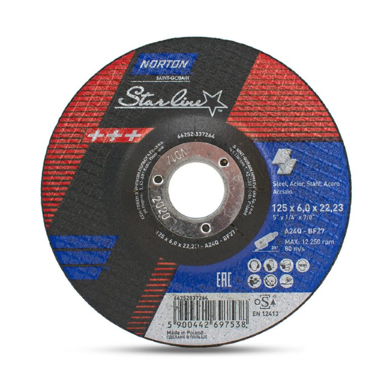 NORTON StarLine griez.d. 125×6.0x22,23  1gb