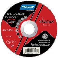 NORTON VULCAN griezējdisks T41 125x1.6x22.2-A46S-BF
