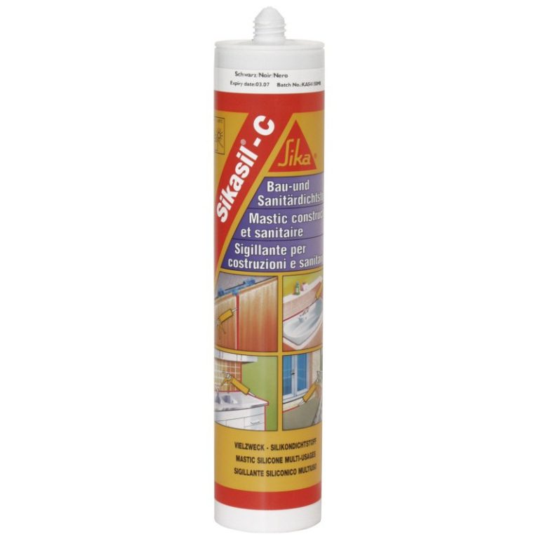 SIKASIL-C silikona mastika caurspīdīga 300ml