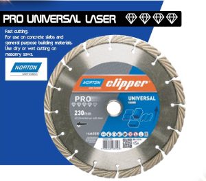 NORTON PRO UNI LASER H12 griezējdisks 150x22.23