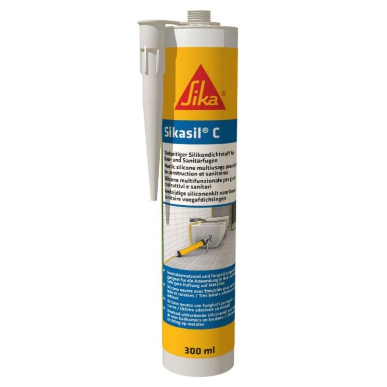 SIKASIL-C silikona mastika tumši pelēka 300ml  SPEC!