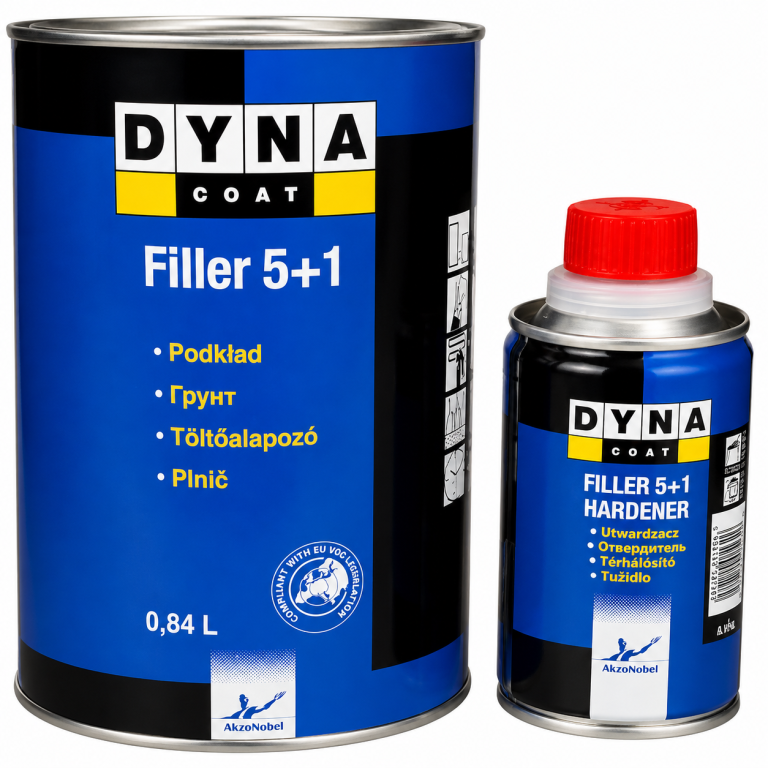 DYNA HB grunts 5+1 balta 1L komplekts