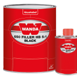 WANDA 650 HB 5:1 melna grunts 1L komplekts