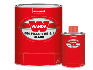 WANDA 650 HB 5:1 melna grunts 1L komplekts