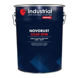 NOVORUST 2550 — alkīda gruntskrāsa, 50% spīdums, 8,5 l
