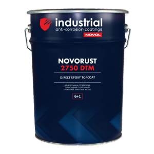 NOVORUST 2750 — epoksīda gruntskrāsa, 50% spīdums, 8,5 l